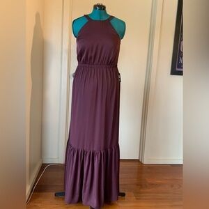 Express Womens Purple Minimalist Dress Small Chic Elegant Clean Girl Classic